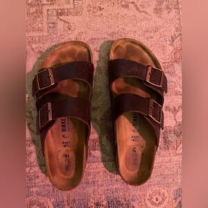 Birkenstock Arizona soft footbed oiled leather in Habana